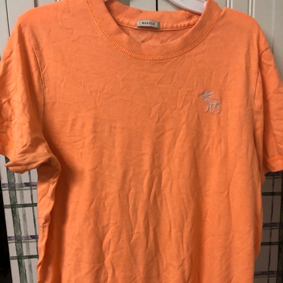 Abercrombie and Fitch orange cream tshirt - Picture 6 of 6